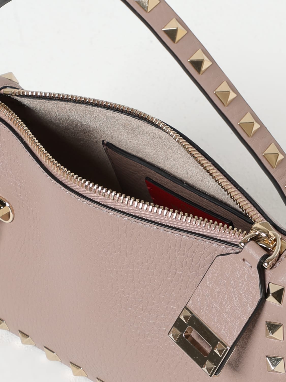 ハンドバッグ VALENTINO GARAVANI Woman Handbag Blush Pink 6W2B0J47VSF P45 Vlogo leather crossbody bag Valentino Garavani Pink in