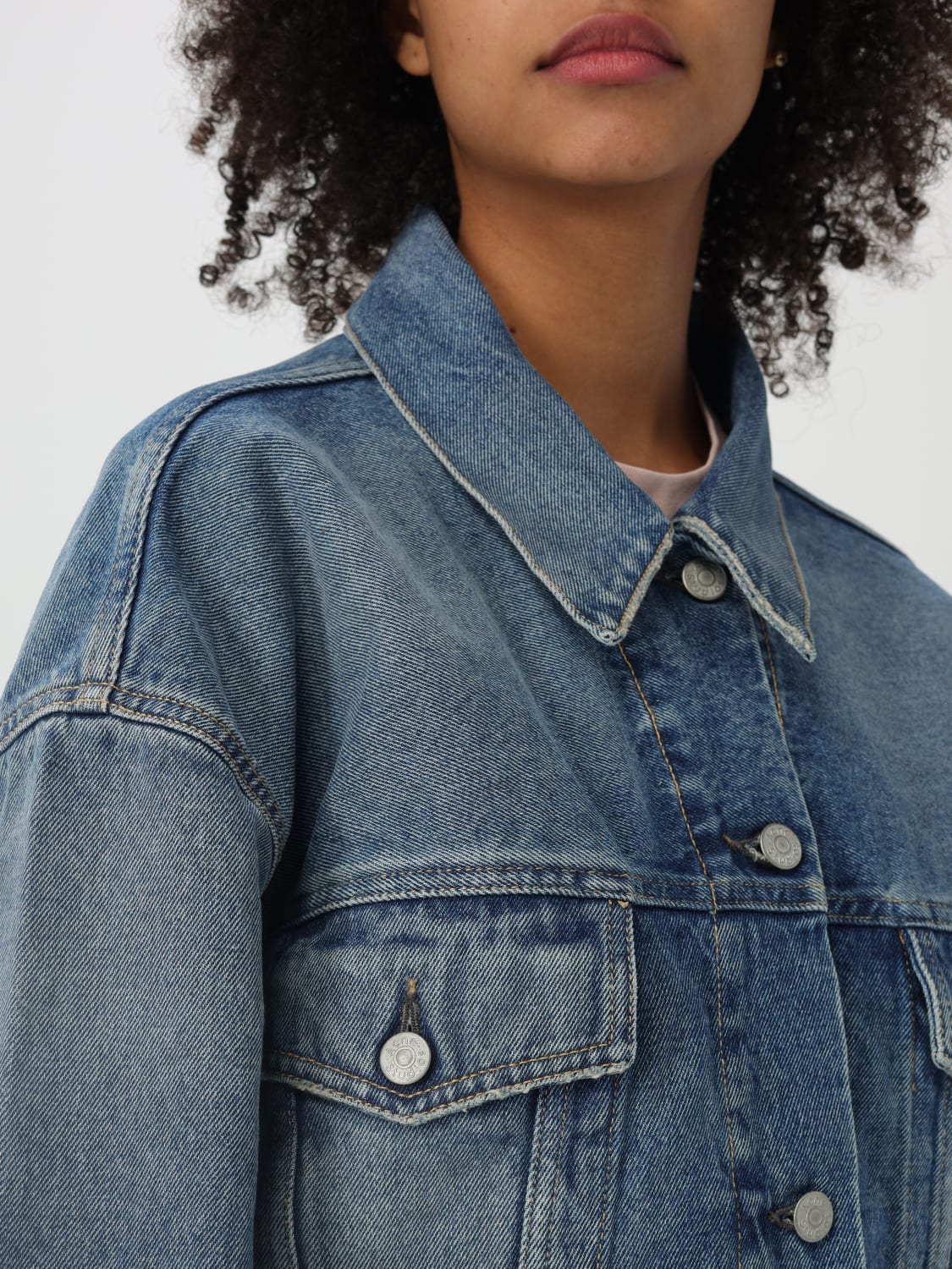 ジャケット ACNE STUDIOS Woman Jacket Blue A90640 AUZ ACNE STUDIOS: Jacket woman - Blue | Acne Studios jacket