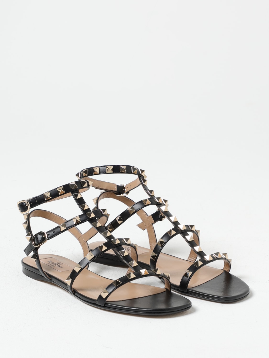 シューズ・サンダルその他 VALENTINO GARAVANI Woman Flat sandals Black 6W2S0A05VOD 0NO VALENTINO GARAVANI: Shoes woman - Black | Valentino Garavani