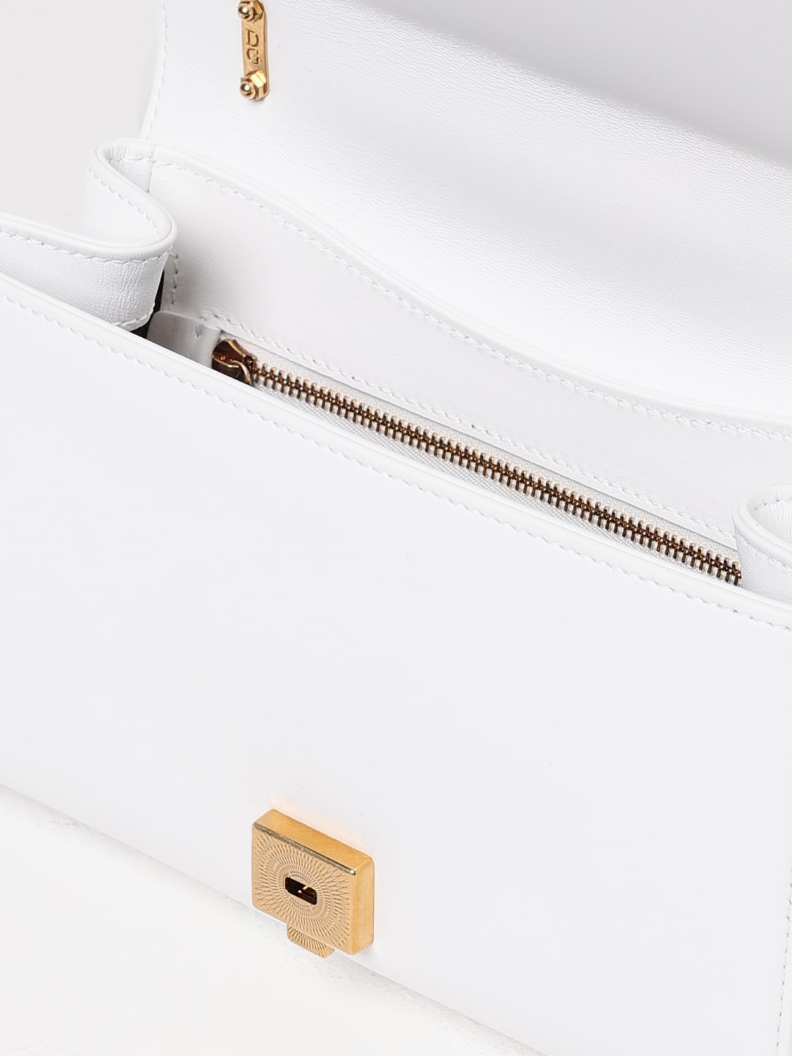 バッグ・カバンその他 DOLCE & GABBANA Woman Mini bag White BB7158AW437 8H000 DOLCE & GABBANA: Devotion bag in quilted leather - White