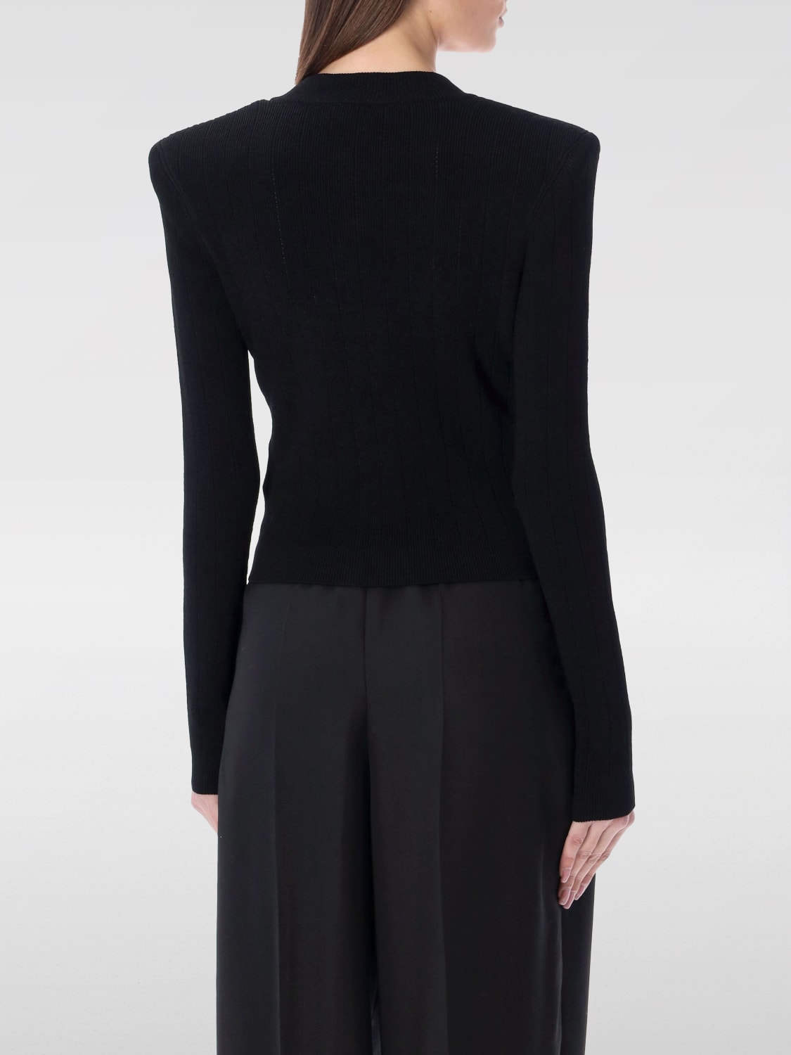 BALMAIN SWEATER: Sweater woman Balmain, Black - Img 2