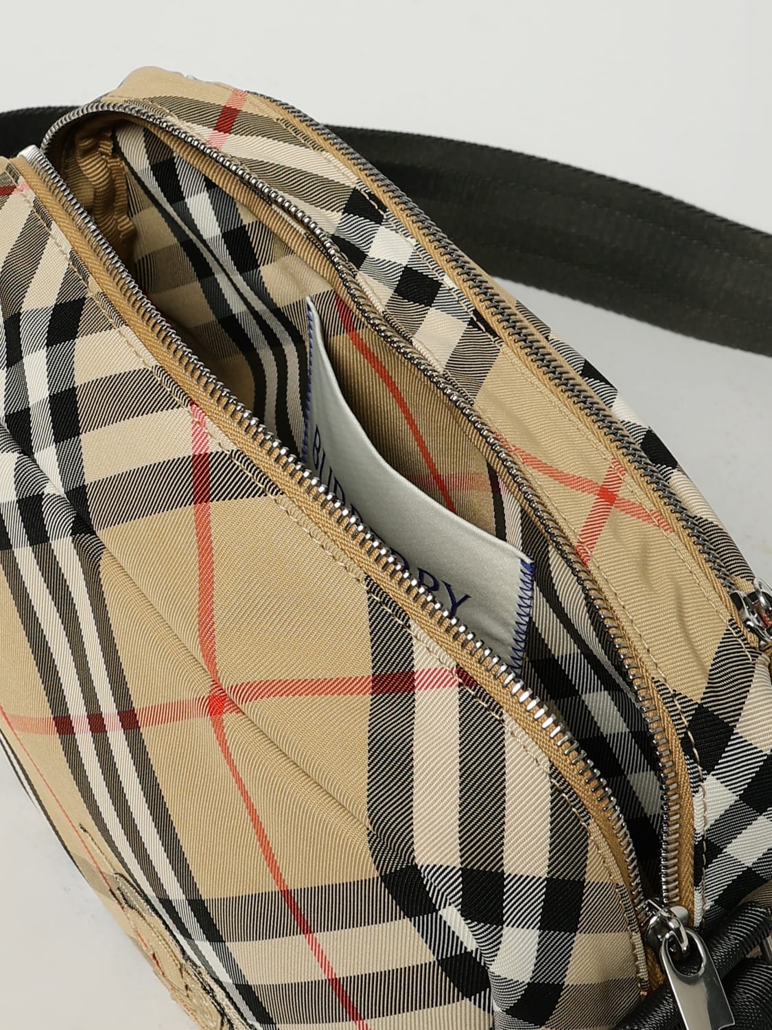 BURBERRY: Bags men - Beige | Burberry shoulder bag 8091320