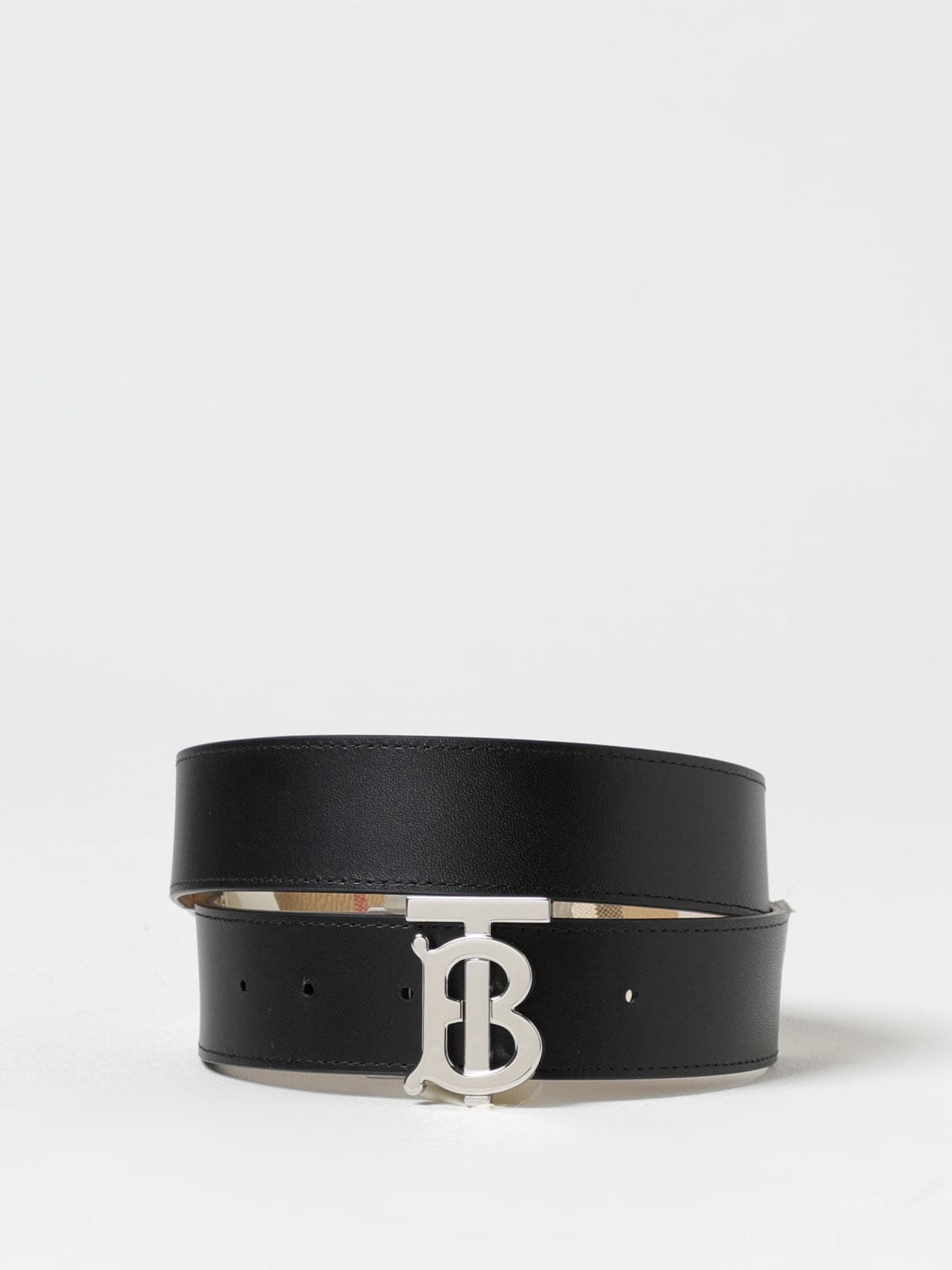 BURBERRY: Belt men - Beige | Burberry belt 8069853 online at