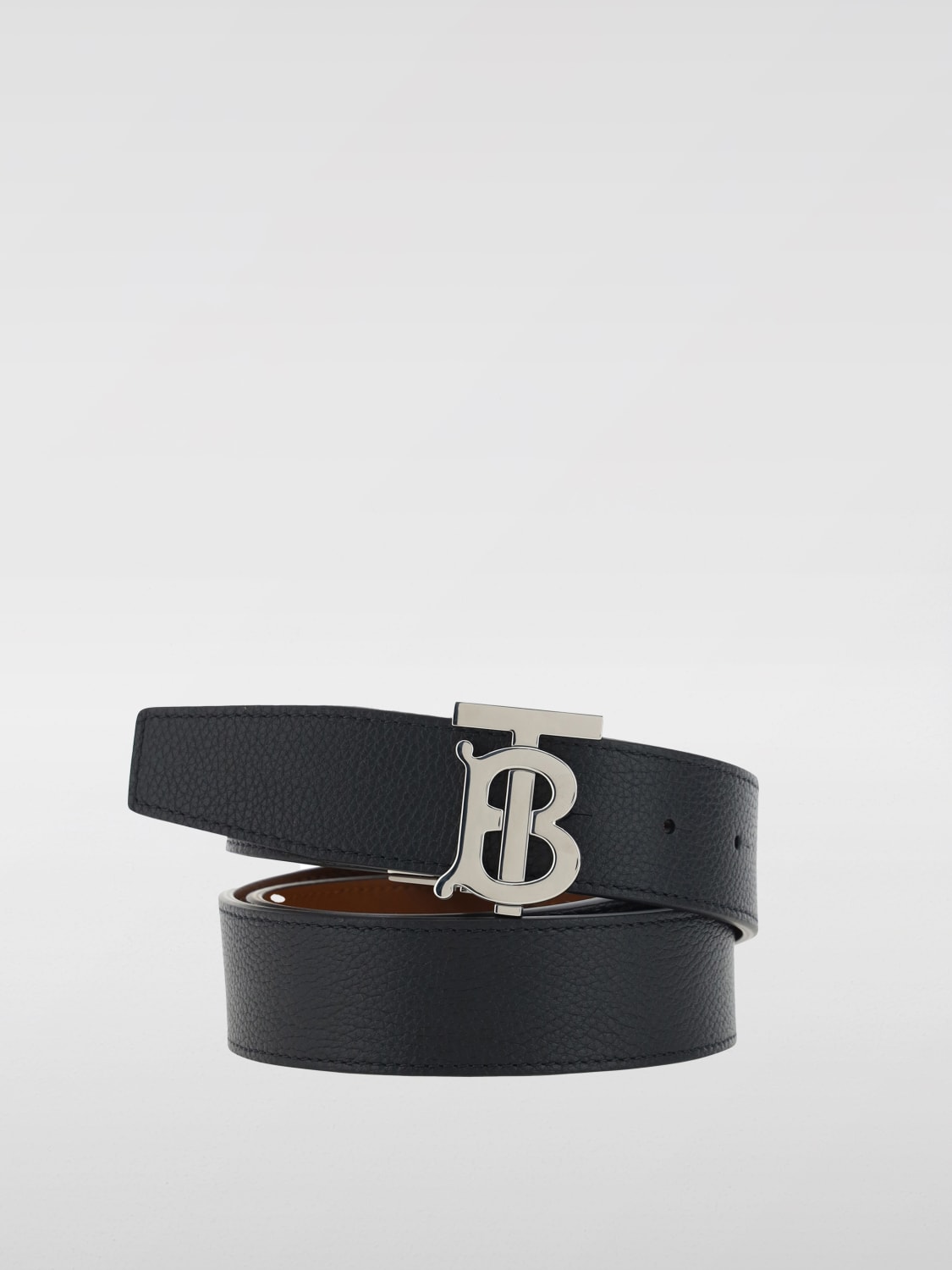 BURBERRY: Belt men - Black | Burberry belt 8043247 online at