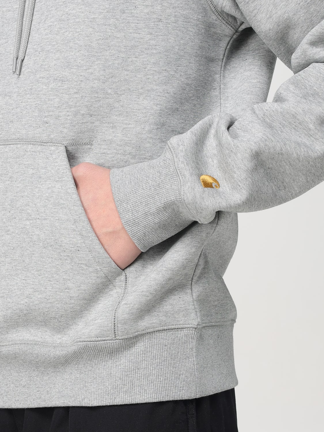 CARHARTT WIP SUDADERA: Sudadera hombre Carhartt Wip, Gris - Img 4