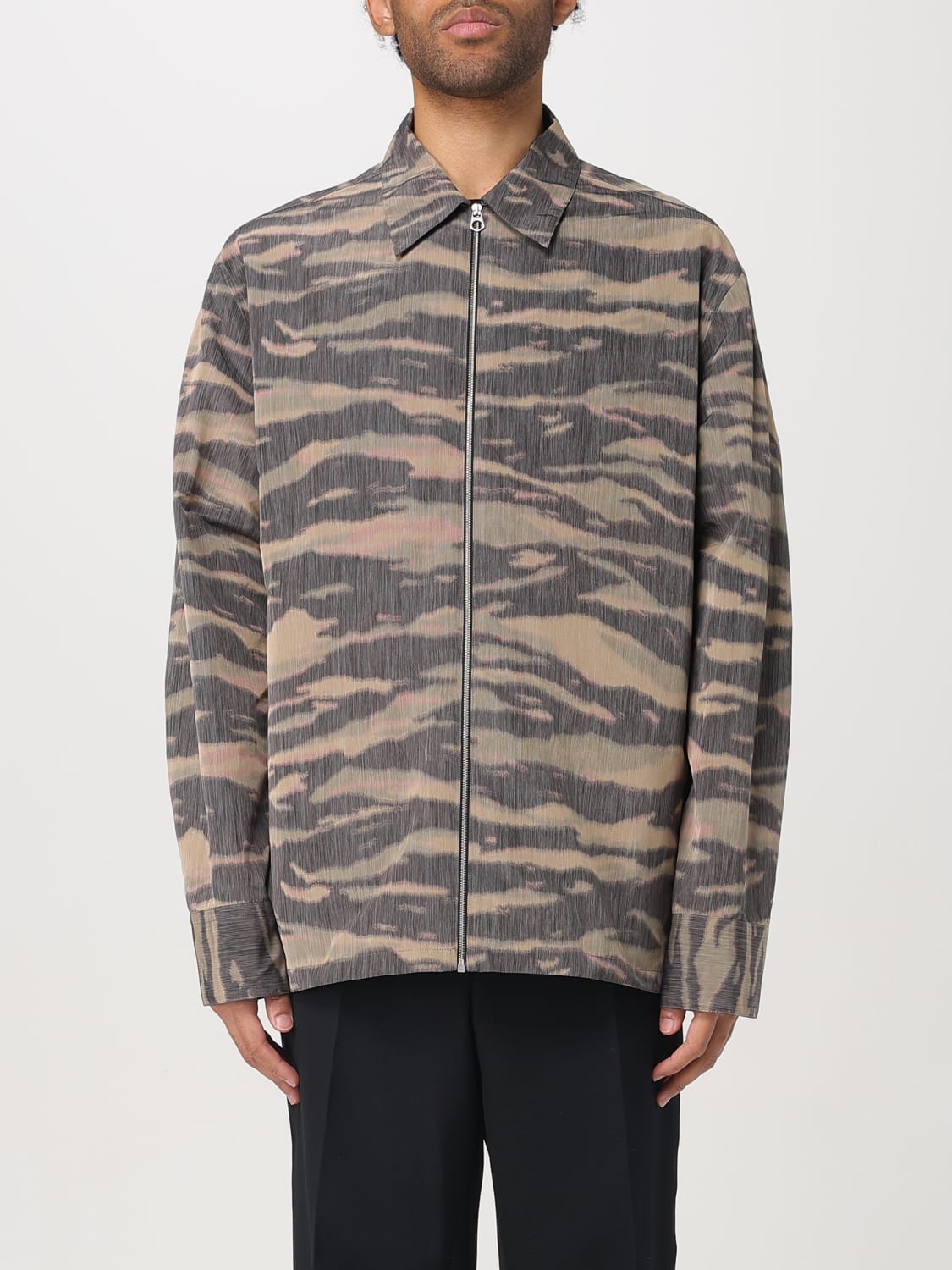 JIL SANDER JACKET: Shirt men Jil Sander, Military - Img 1