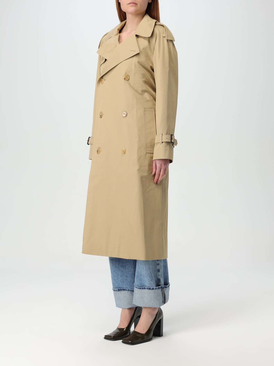 BURBERRY: Jacket woman - Beige | Burberry jacket 8104711