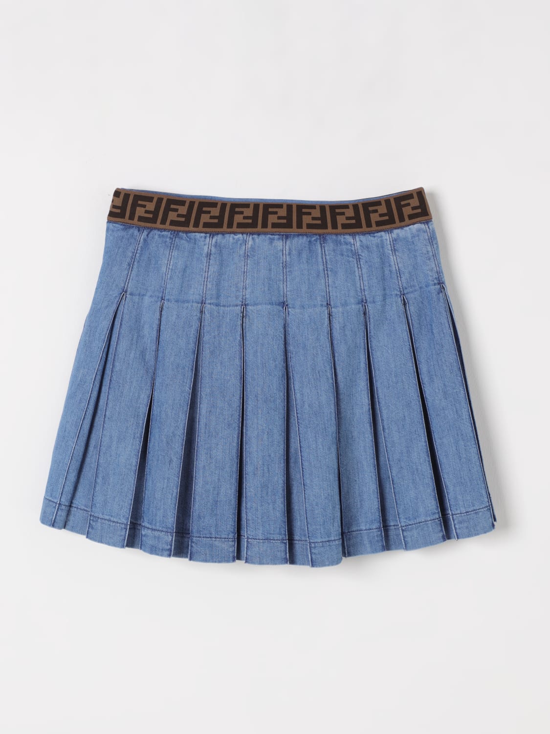 FENDI SKIRT: Skirt kids Fendi, Blue - Img 2