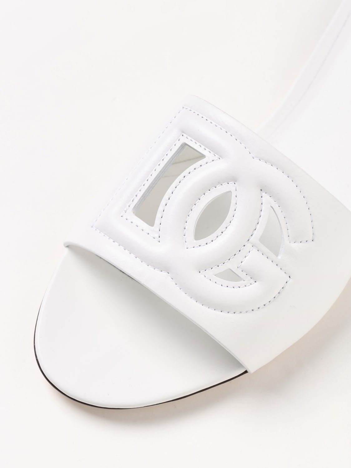 DOLCE & GABBANA SANDALEN MIT ABSATZ: Schuhe damen Dolce & Gabbana, Weiß - Img 4