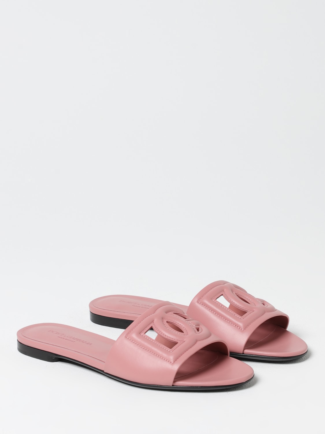 シューズ・サンダルその他 DOLCE & GABBANA Woman Flat sandals Pink CQ0436AY329 80402 DOLCE & GABBANA: Shoes woman - Pink | Dolce & Gabbana flat