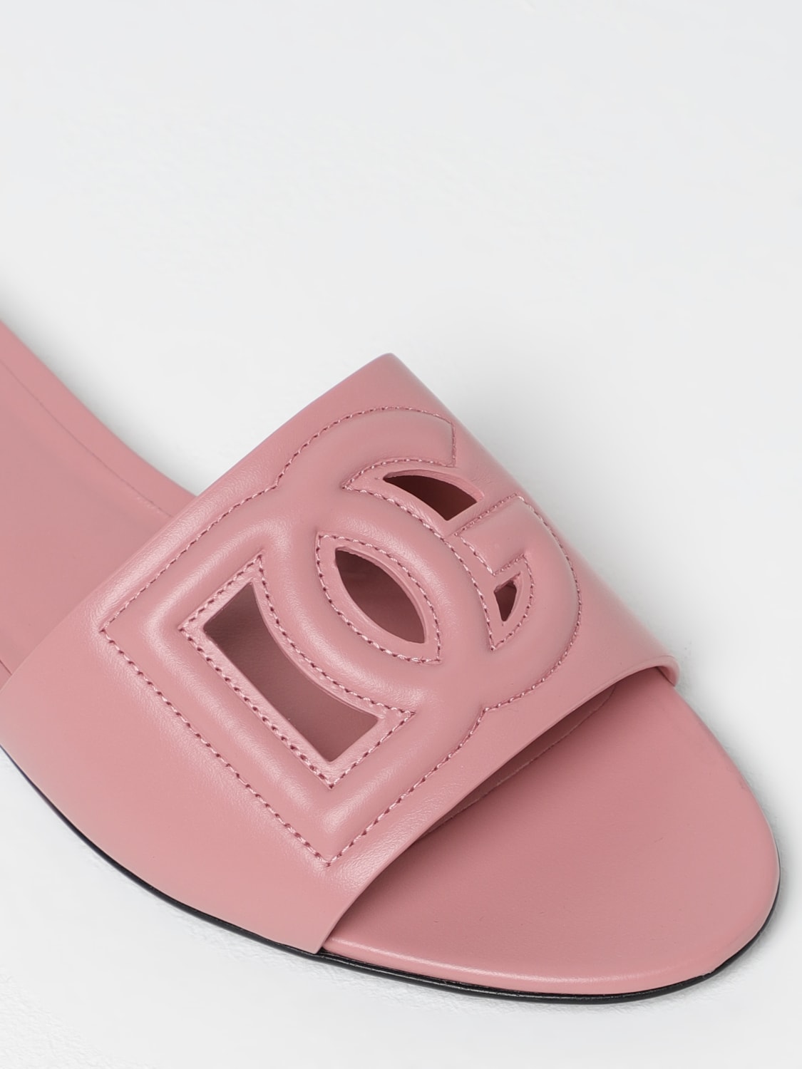 シューズ・サンダルその他 DOLCE & GABBANA Woman Flat sandals Pink CQ0436AY329 80402 DOLCE & GABBANA: Shoes woman - Pink | Dolce & Gabbana flat