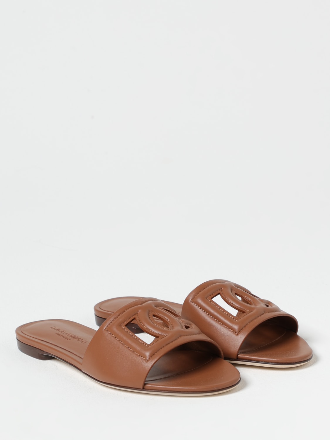 シューズ・サンダルその他 DOLCE & GABBANA Woman Flat sandals Brown CQ0436AY329 81236 DOLCE & GABBANA: Shoes woman - Brown | Dolce & Gabbana flat