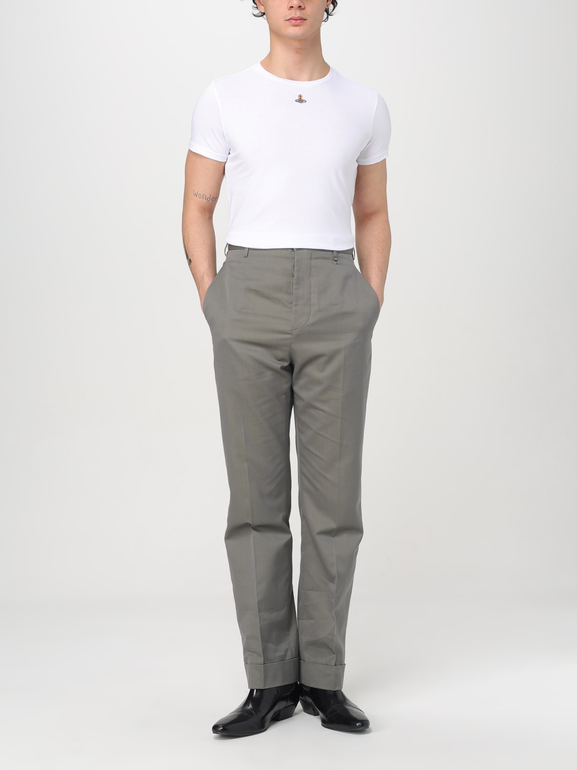 VIVIENNE WESTWOOD T-SHIRT: T-shirt men Vivienne Westwood, White - Img 2