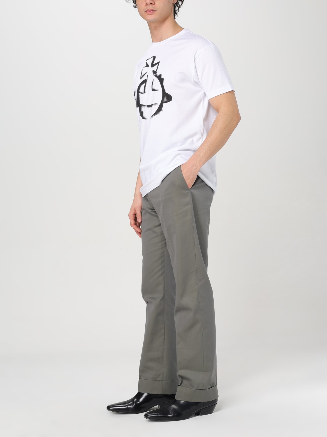 VIVIENNE WESTWOOD：Tシャツ メンズ - ホワイト | GIGLIO.COM