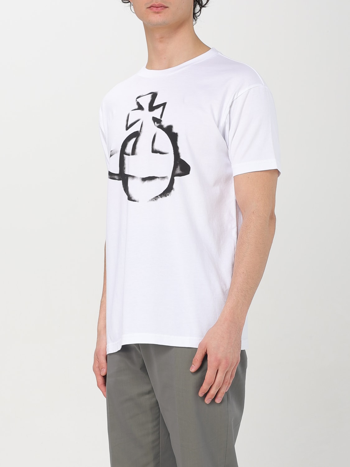 VIVIENNE WESTWOOD：Tシャツ メンズ - ホワイト | GIGLIO.COM
