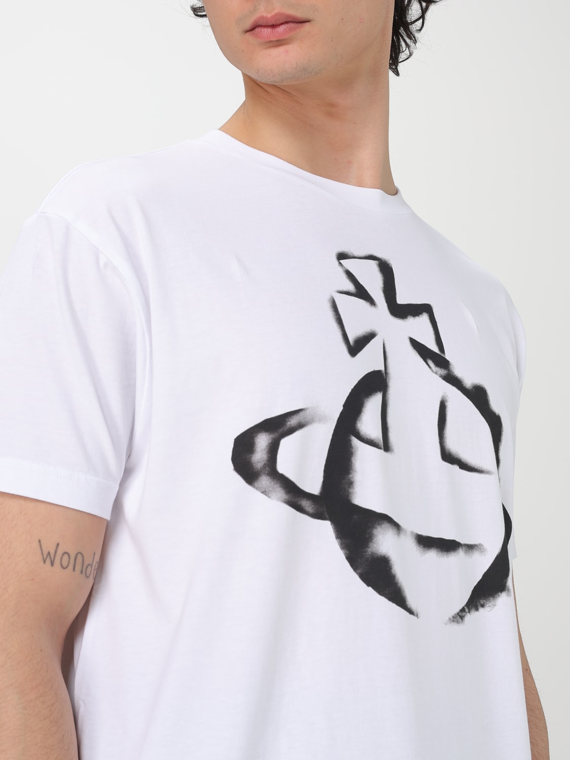VIVIENNE WESTWOOD：Tシャツ メンズ - ホワイト | GIGLIO.COM