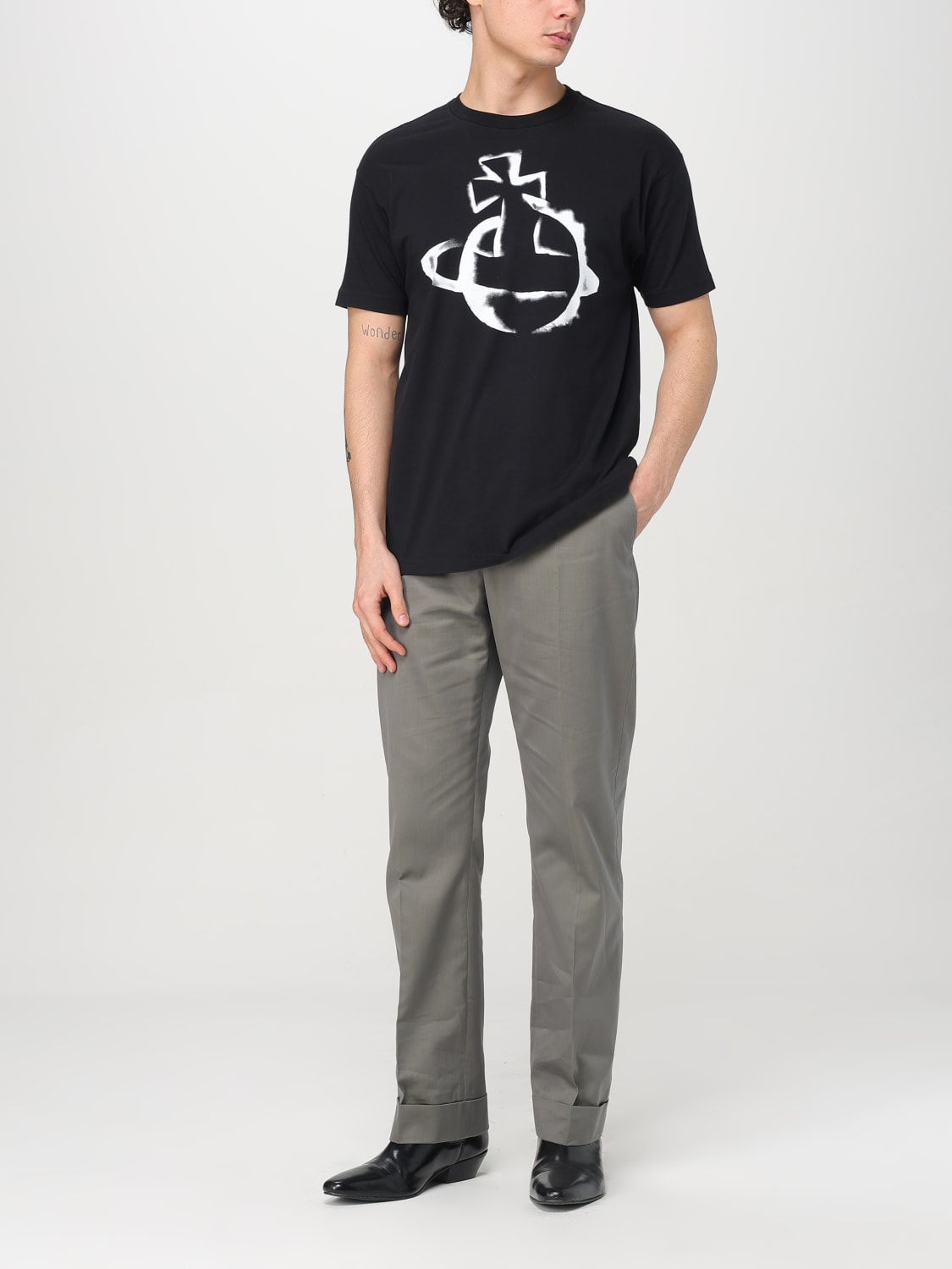 VIVIENNE WESTWOOD: T-shirt men - Black | Vivienne Westwood t