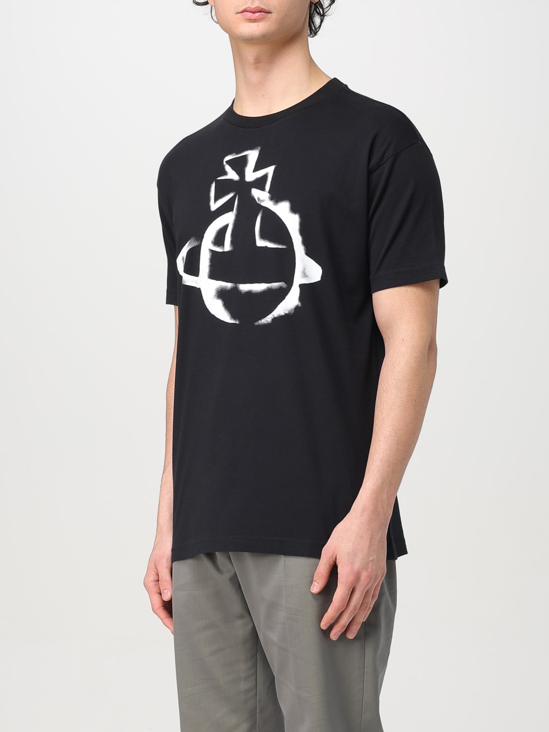 VIVIENNE WESTWOOD: T-shirt men - Black | Vivienne Westwood t