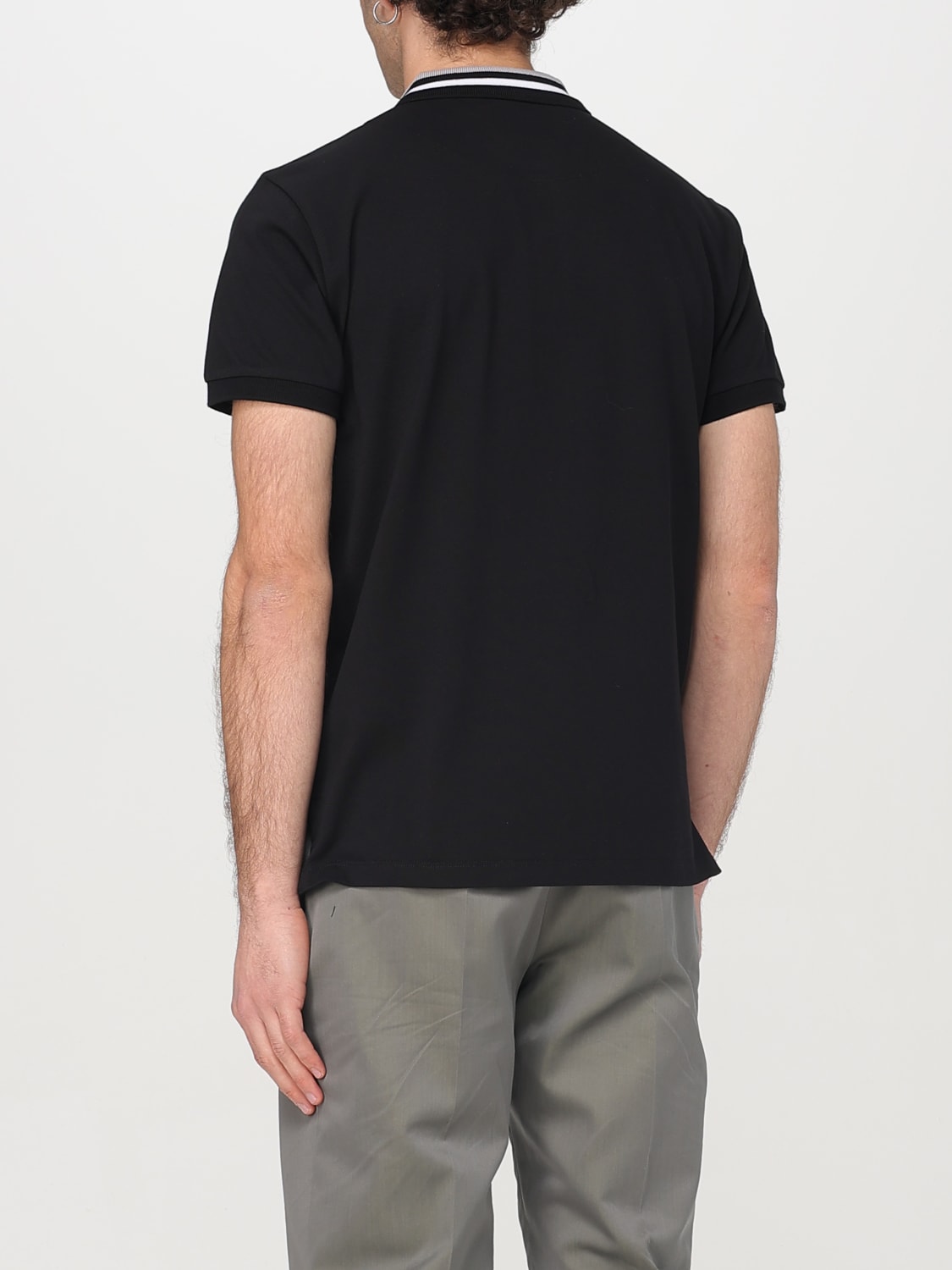 VIVIENNE WESTWOOD POLO: Polo in cotone con logo Vivienne Westwood, Nero - Img 3