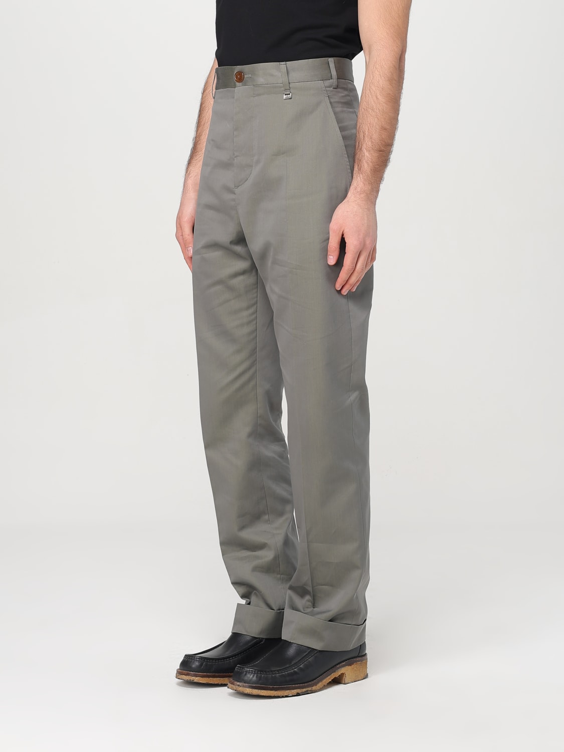 VIVIENNE WESTWOOD PANTALONI: Pantalone Vivienne Westwood in cotone , Grigio - Img 4