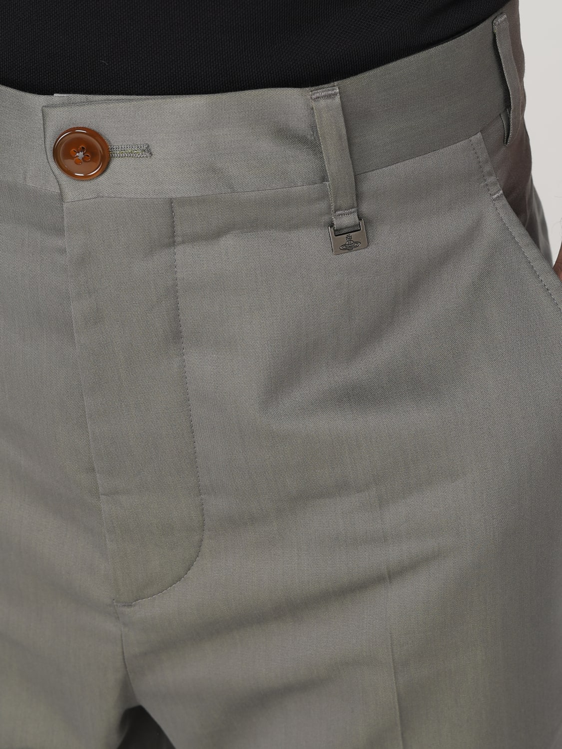 VIVIENNE WESTWOOD PANTALONI: Pantalone Vivienne Westwood in cotone , Grigio - Img 5