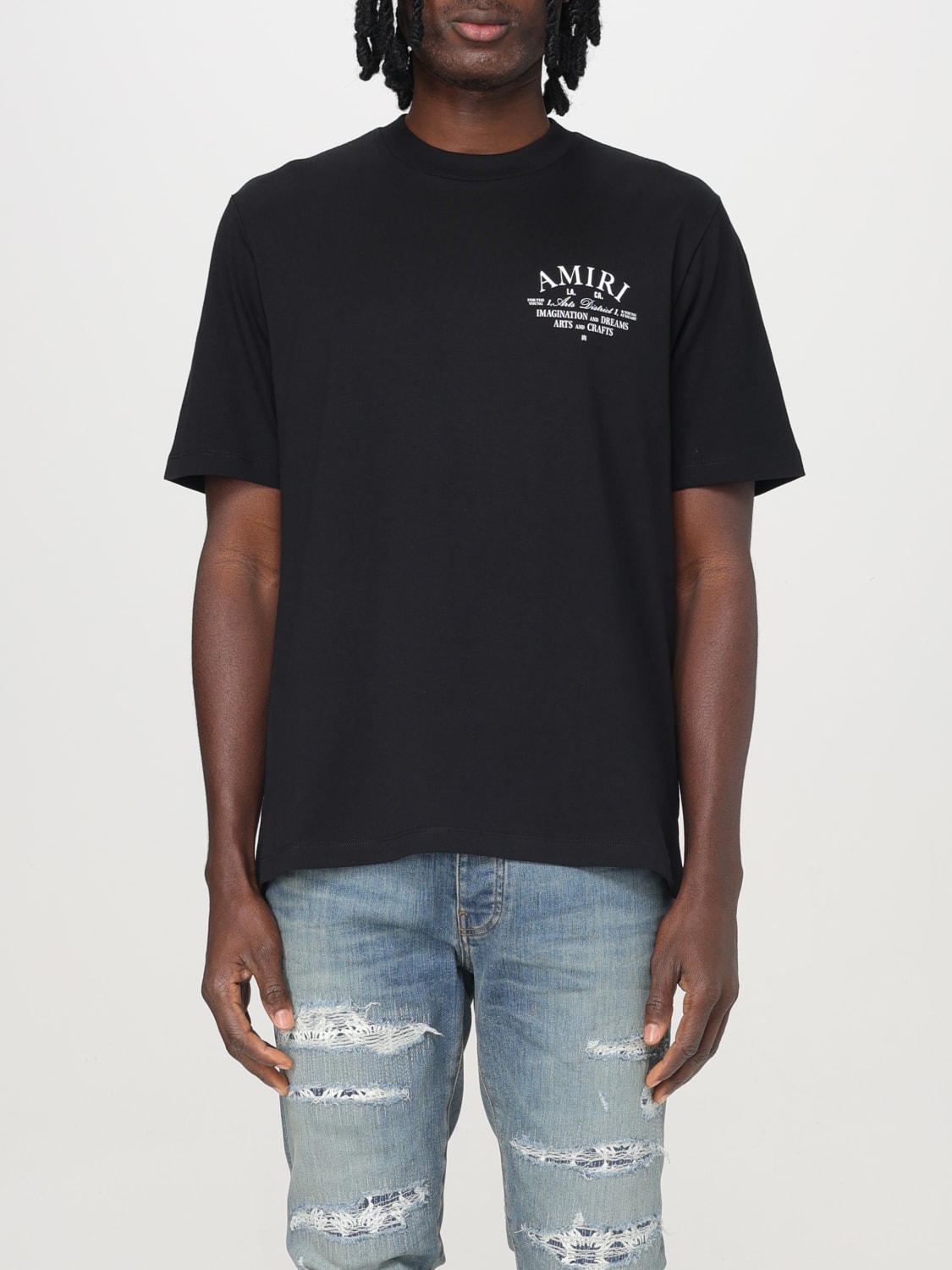 AMIRI: T-shirt men - Black | Amiri t-shirt AMJYTE1071 online