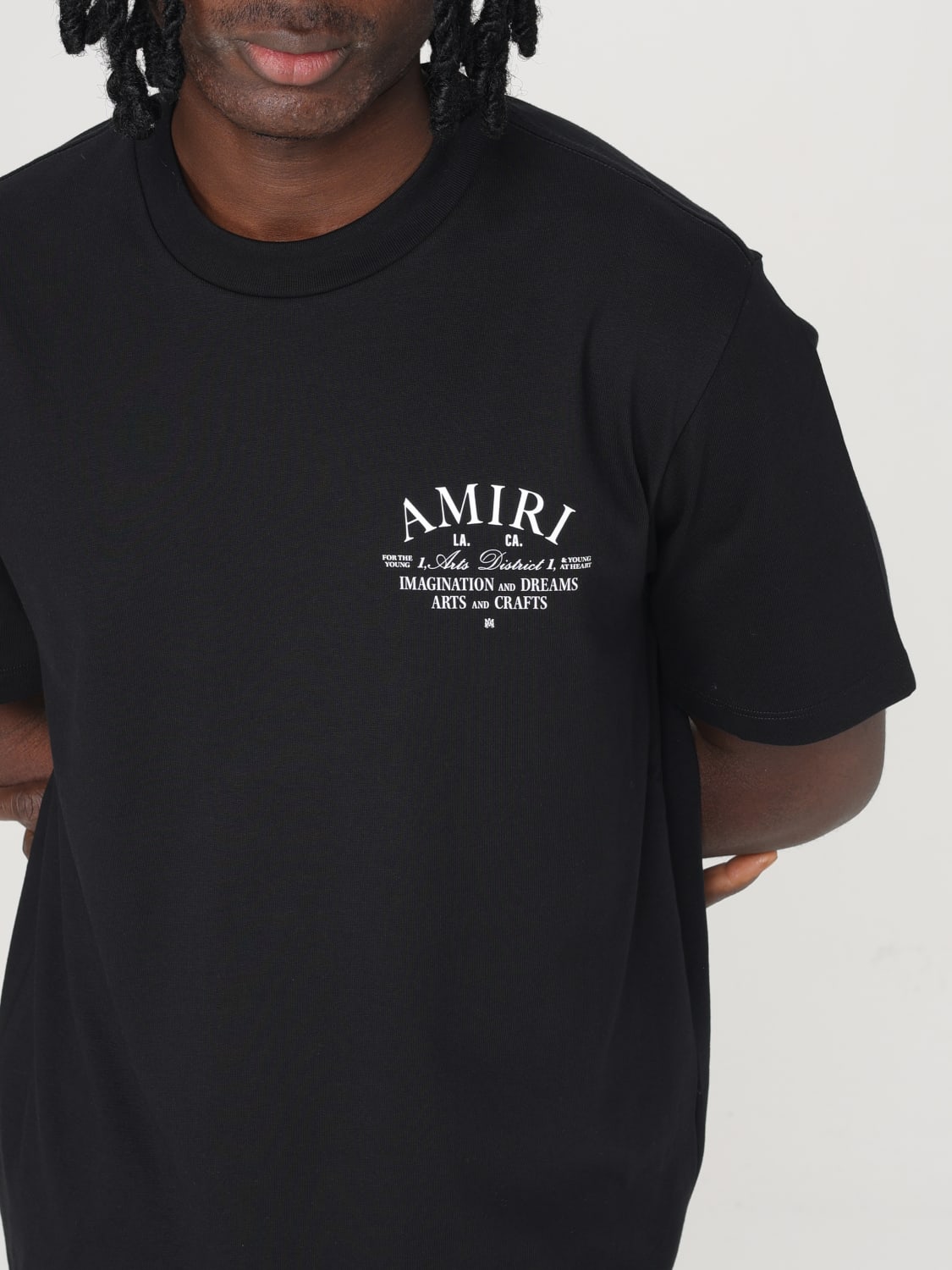 【AMIRI】Men T Shirts AMJYTE AMIRI: T-shirt men - Black | Amiri t-shirt AMJYTE1033 online