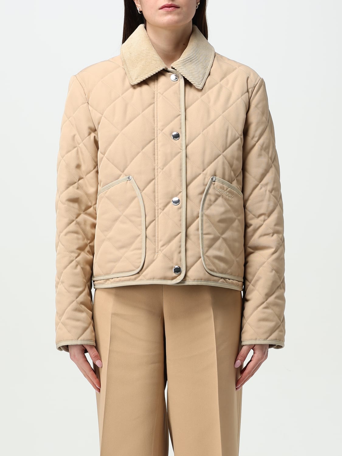 ジャケット BURBERRY Woman Jacket Pink 8096026 burberry.jpg
