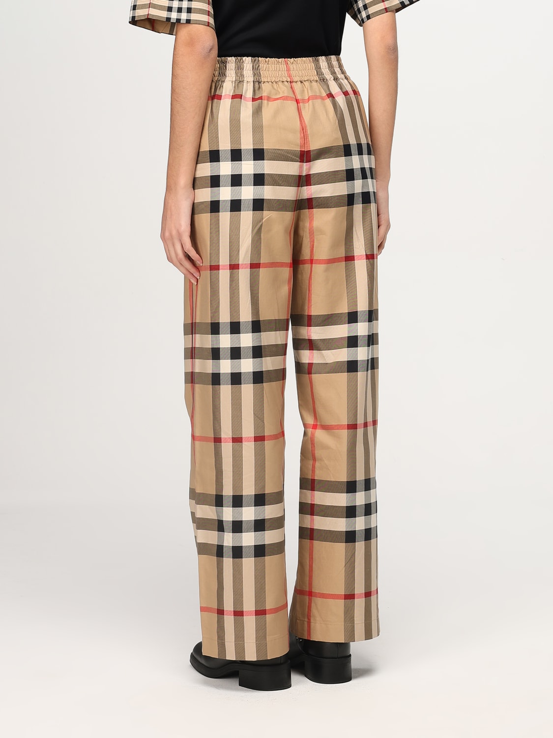 パンツ BURBERRY Straight pants Beige NWT BURBERRY LONDON PANTS beige cotton 5 pocket trousers