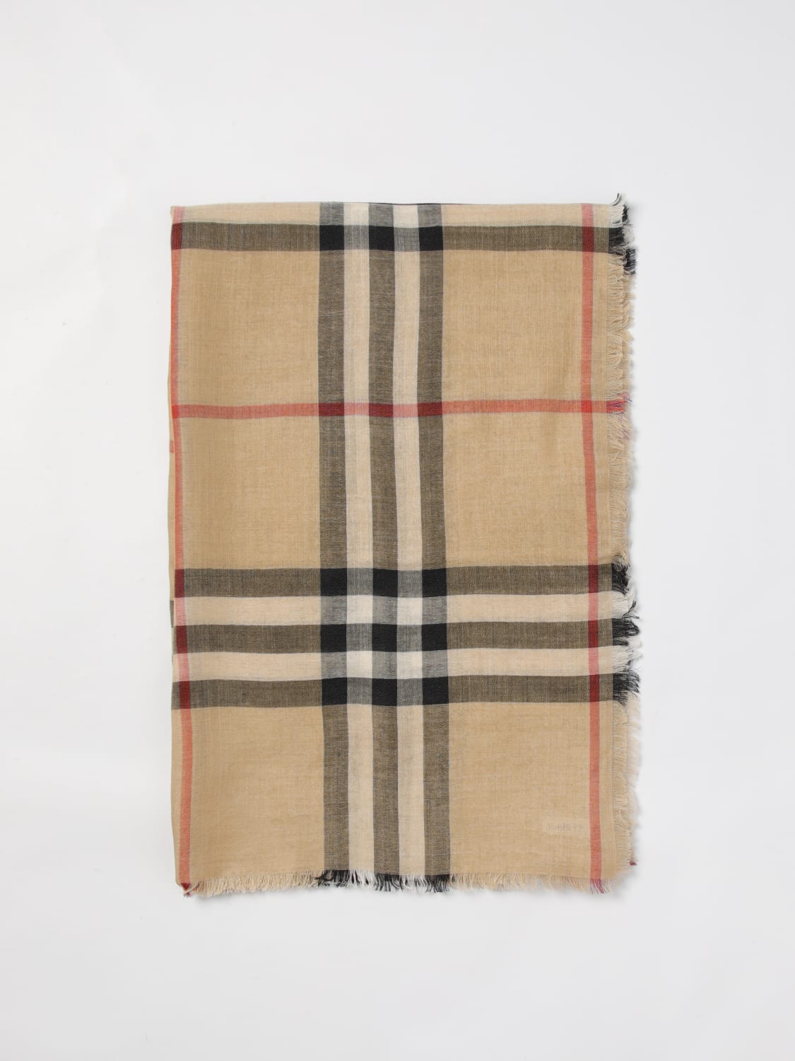 スカーフ BURBERRY Woman Scarf Sand 8097026 BURBERRY: Scarf woman - Sand | Burberry scarf 8097026 online