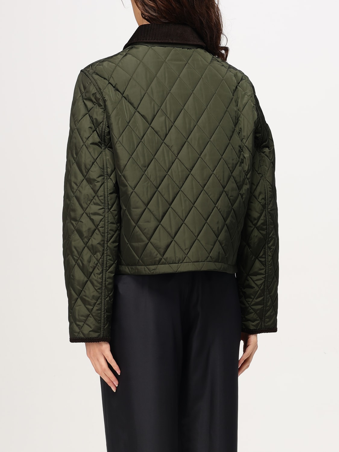 ジャケット BURBERRY Woman Jacket Olive 8105099 BURBERRY: Jacket woman - Olive | Burberry jacket 8105099