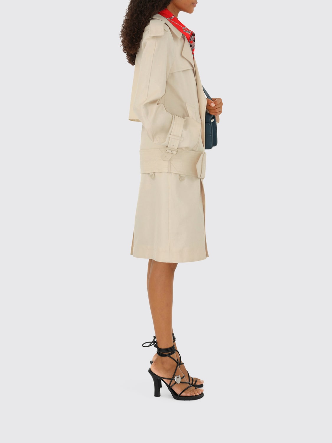 BURBERRY TRENCH COAT: Trench coat woman Burberry, Nude - Img 3
