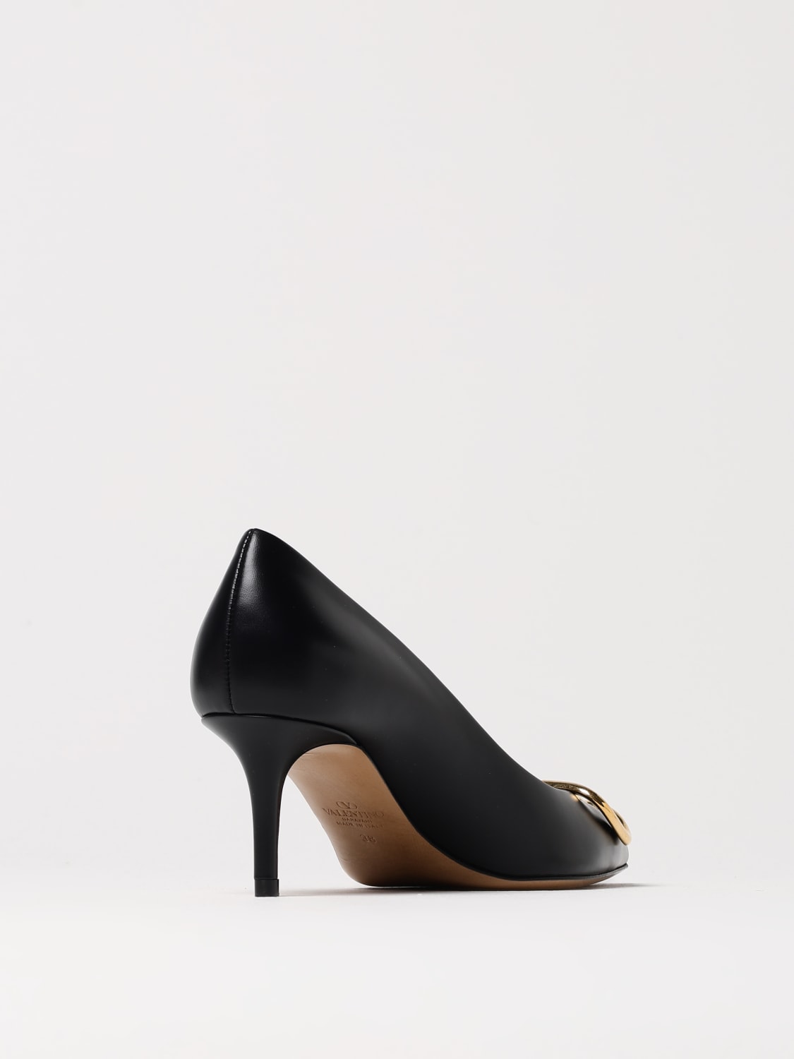 シューズ・サンダルその他 VALENTINO GARAVANI Woman Pumps Black 6W2S0LP7DSH 0NO Valentino VALENTINO GARAVANI ONE STUD PUMP WITH CRYSTALS