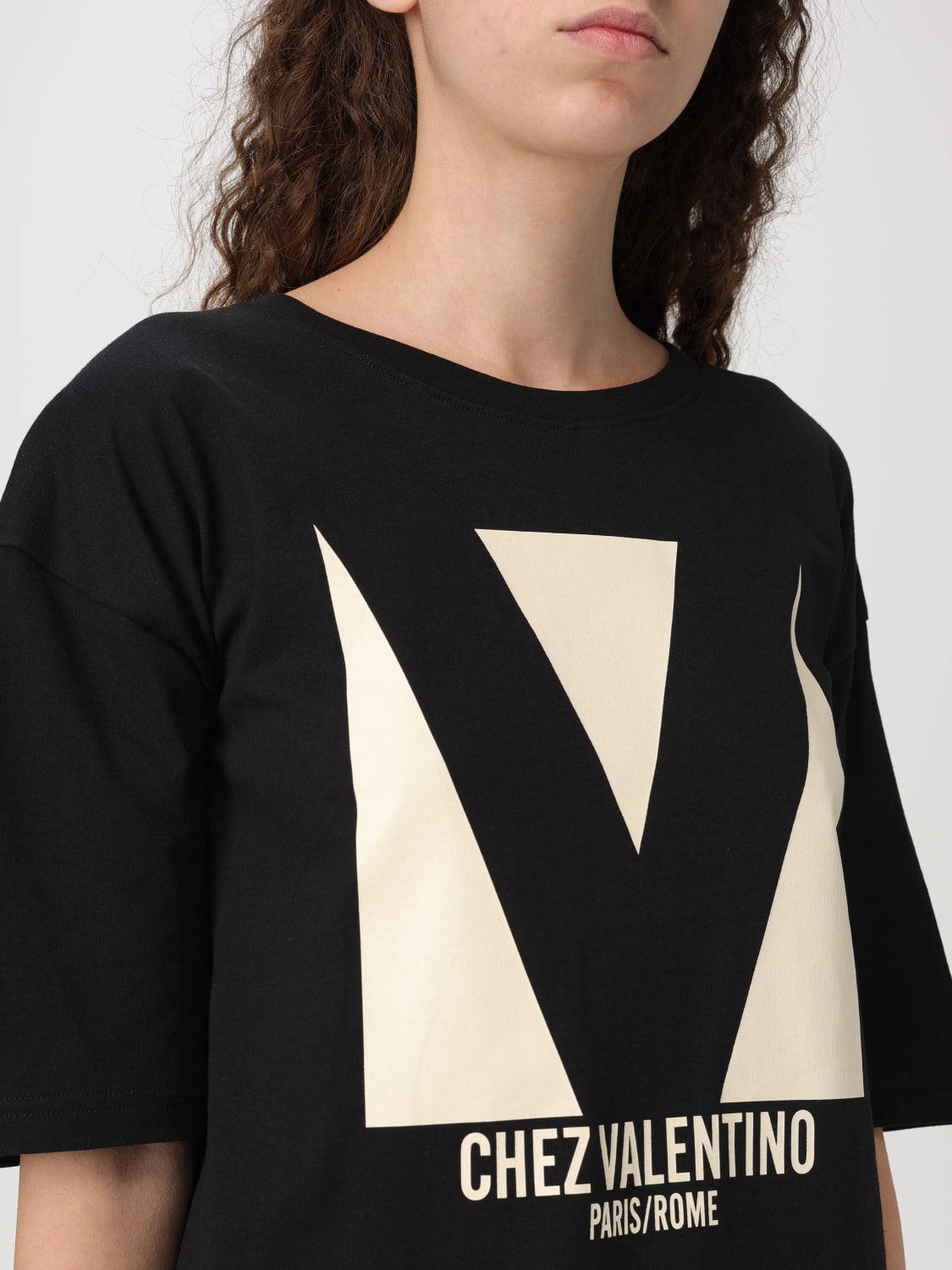 VALENTINO T-SHIRT: Top woman Valentino, Black - Img 5