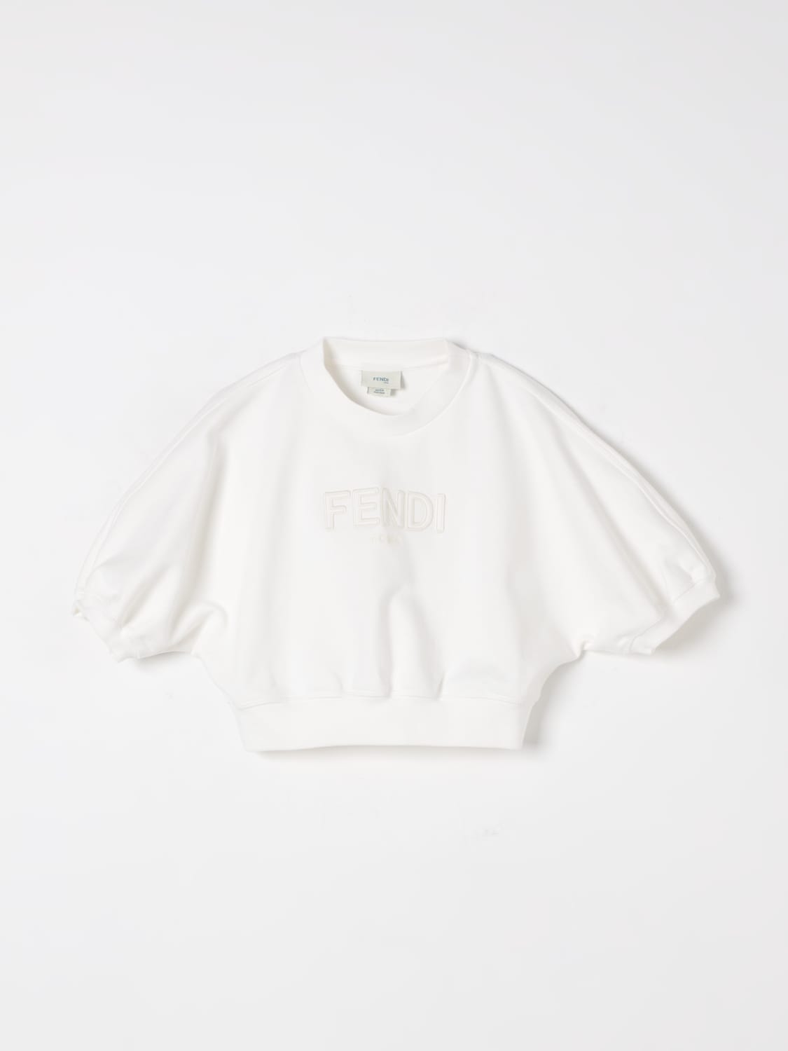 FENDI SWEATER: Sweater kids Fendi, White - Img 1