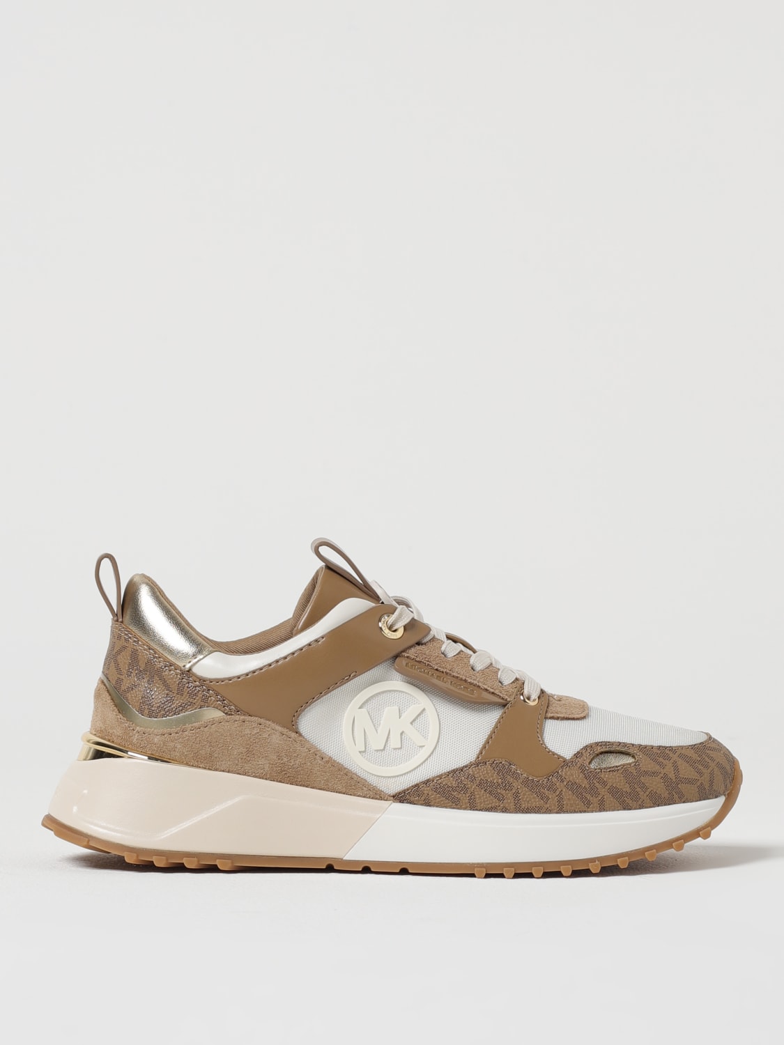 スニーカー Michael Kors Woman Sneakers Beige 43F1THFS2B 293 MICHAEL KORS: Sneakers woman - Beige | Michael Kors sneakers