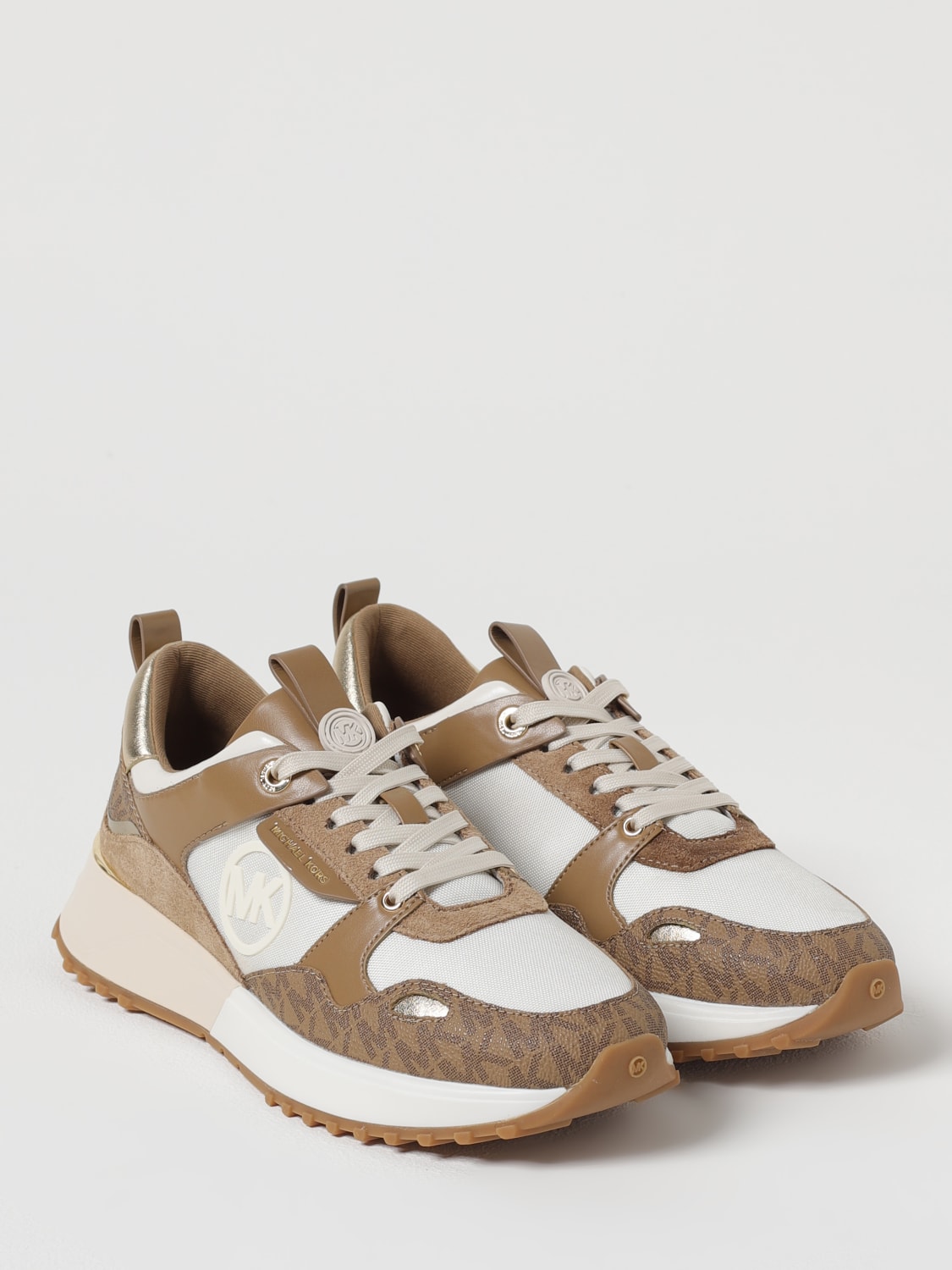 スニーカー Michael Kors Woman Sneakers Beige 43F1THFS2B 293 MICHAEL KORS: Sneakers woman - Beige | Michael Kors sneakers