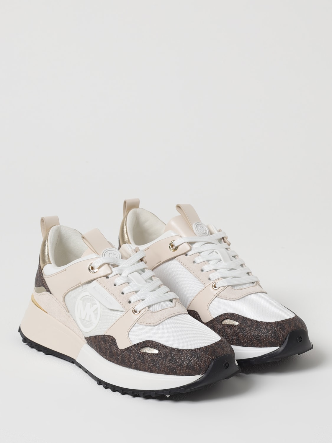 【国内即発】MICHAEL KORS レディーススニーカー 43F1THFS1B WH 新品・未使用】マイケルコース MICHAEL KORS TRAINER レディース