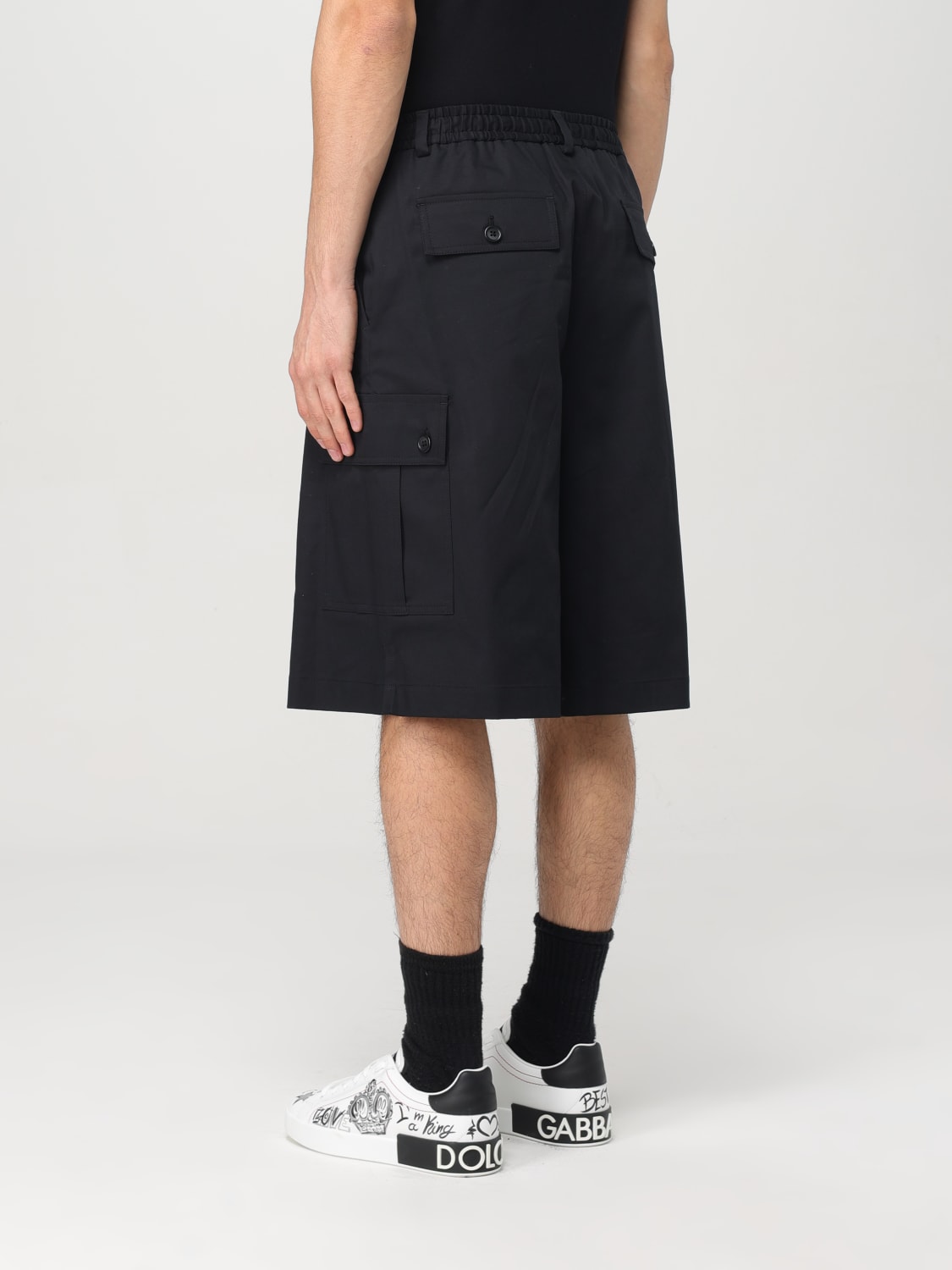 DOLCE & GABBANA SHORTS: Short men Dolce & Gabbana, Black - Img 3