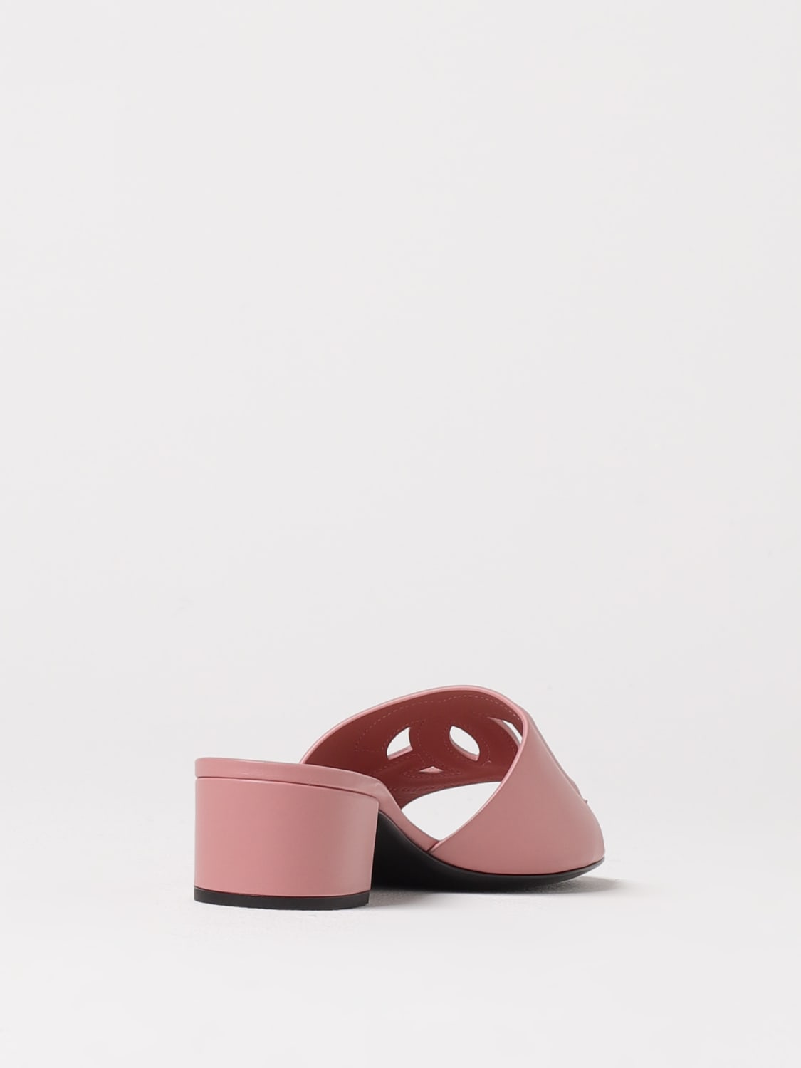 DOLCE & GABBANA: Flat sandals woman - Pink | Dolce & Gabbana