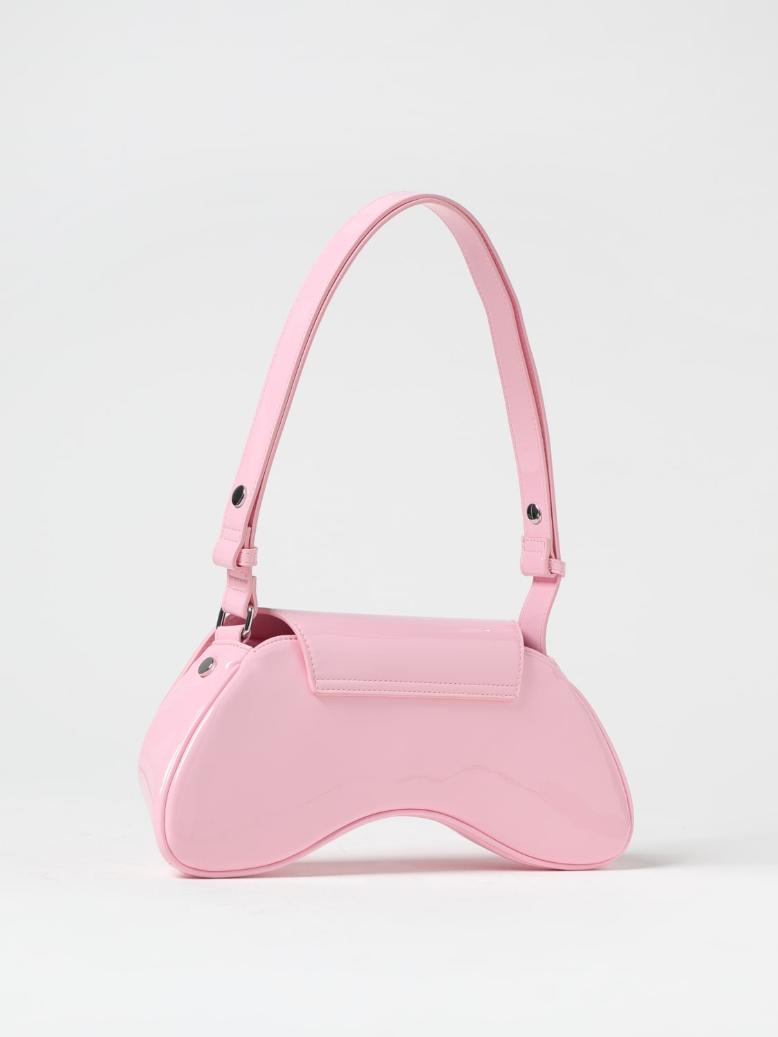 (関税、送料込) Diesel Shoulder Bag X10221P6255T4192 DIESEL: Play patent shoulder bag - Pink | Diesel shoulder
