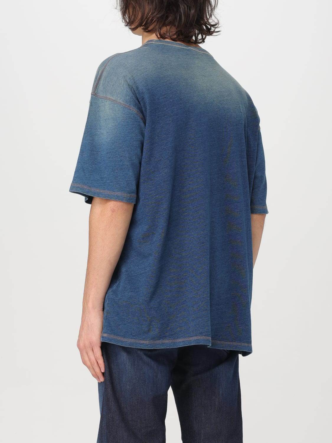 Tシャツ・カットソー DIESEL Men T Shirts A161860GIAU01 Blue DIESEL: T-shirt men - Blue | Diesel t-shirt A161860GIAU
