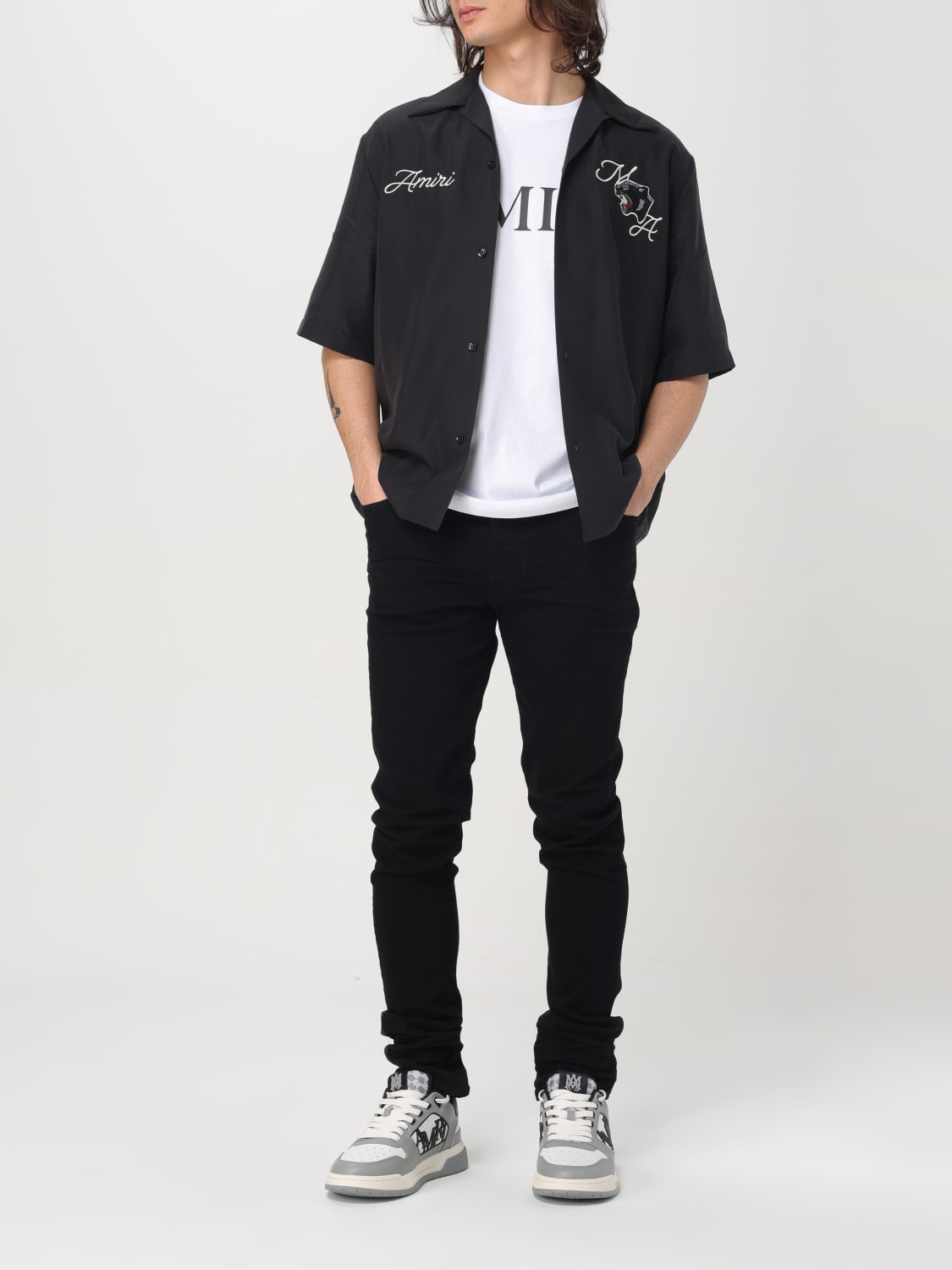 AMIRI: Jeans men - Black | Amiri jeans PXMD002 online at