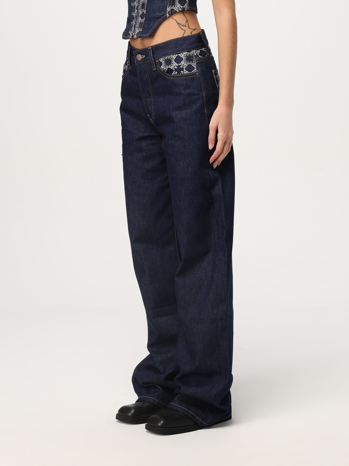 デニム・ジーパン AMIRI Women Denim Pants DNGG1006 INDIGO Blue AMIRI: Jeans woman - Blue | Amiri jeans DNGG1006 online at