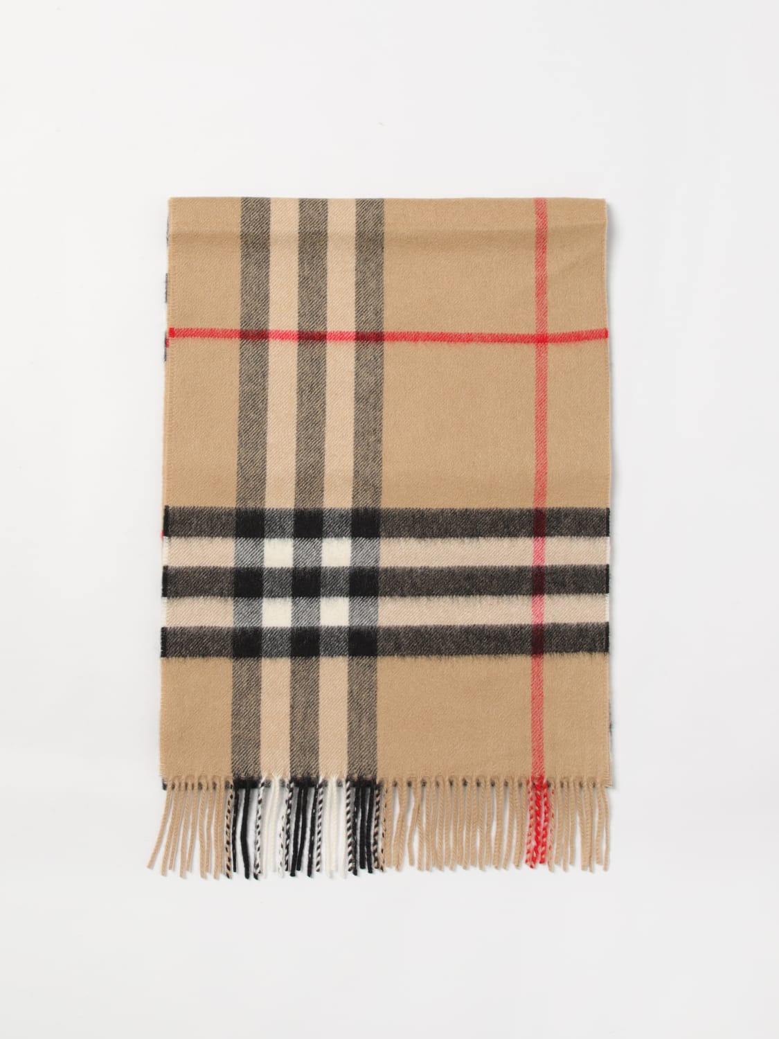 スカーフ BURBERRY Woman Scarf Beige 8076576 BURBERRY: Scarf woman - Beige | Burberry scarf 8076576