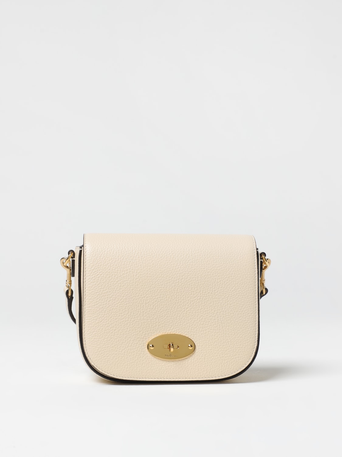 MULBERRY BORSA MINI: Borsa a tracolla Darley Mulberry in pelle a grana, Beige - Img 1