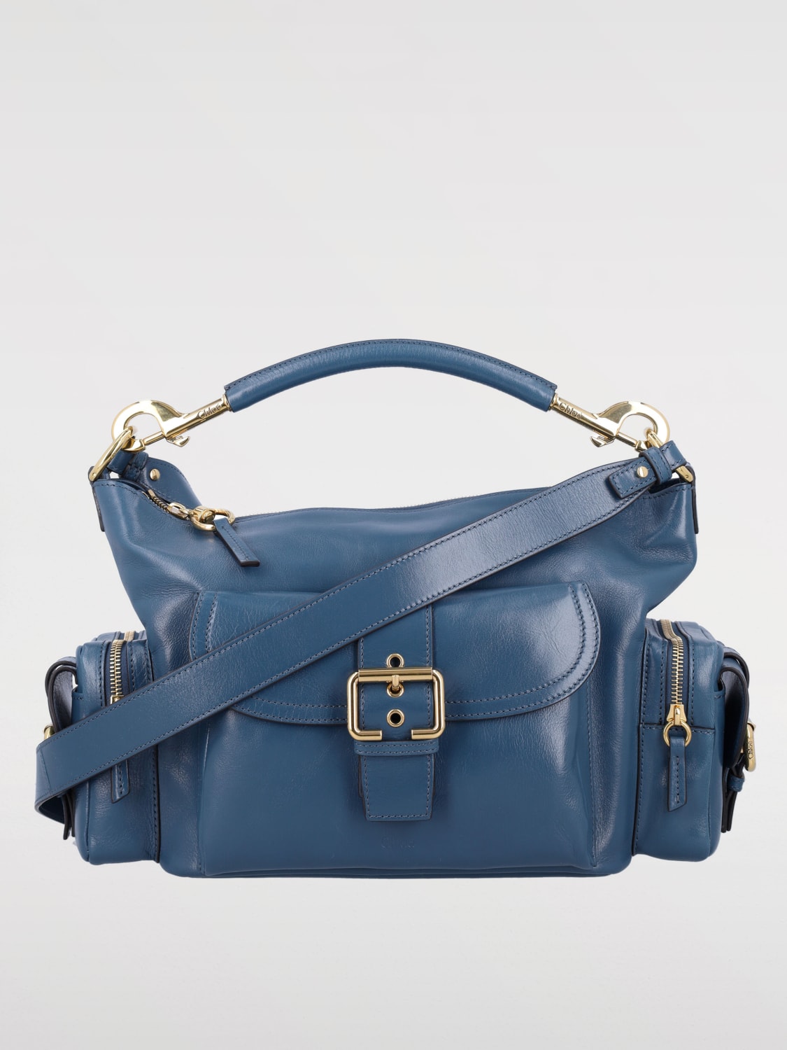 CHLOÉ: Crossbody bags woman - Blue | Chloé handbag