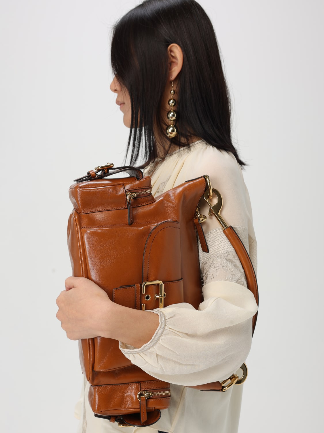 CHLOÉ: Crossbody bags woman - Leather | Chloé handbag
