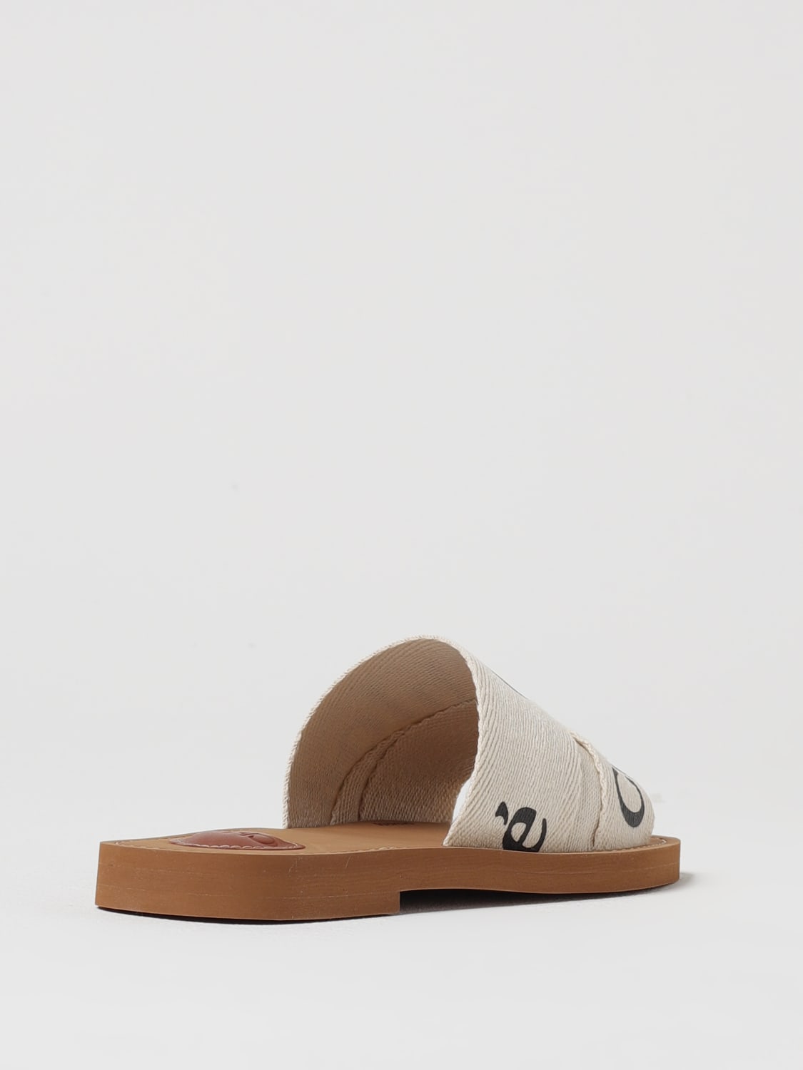 CHLOÉ HEELED SANDAL: Flat sandals woman ChloÉ, White - Img 3