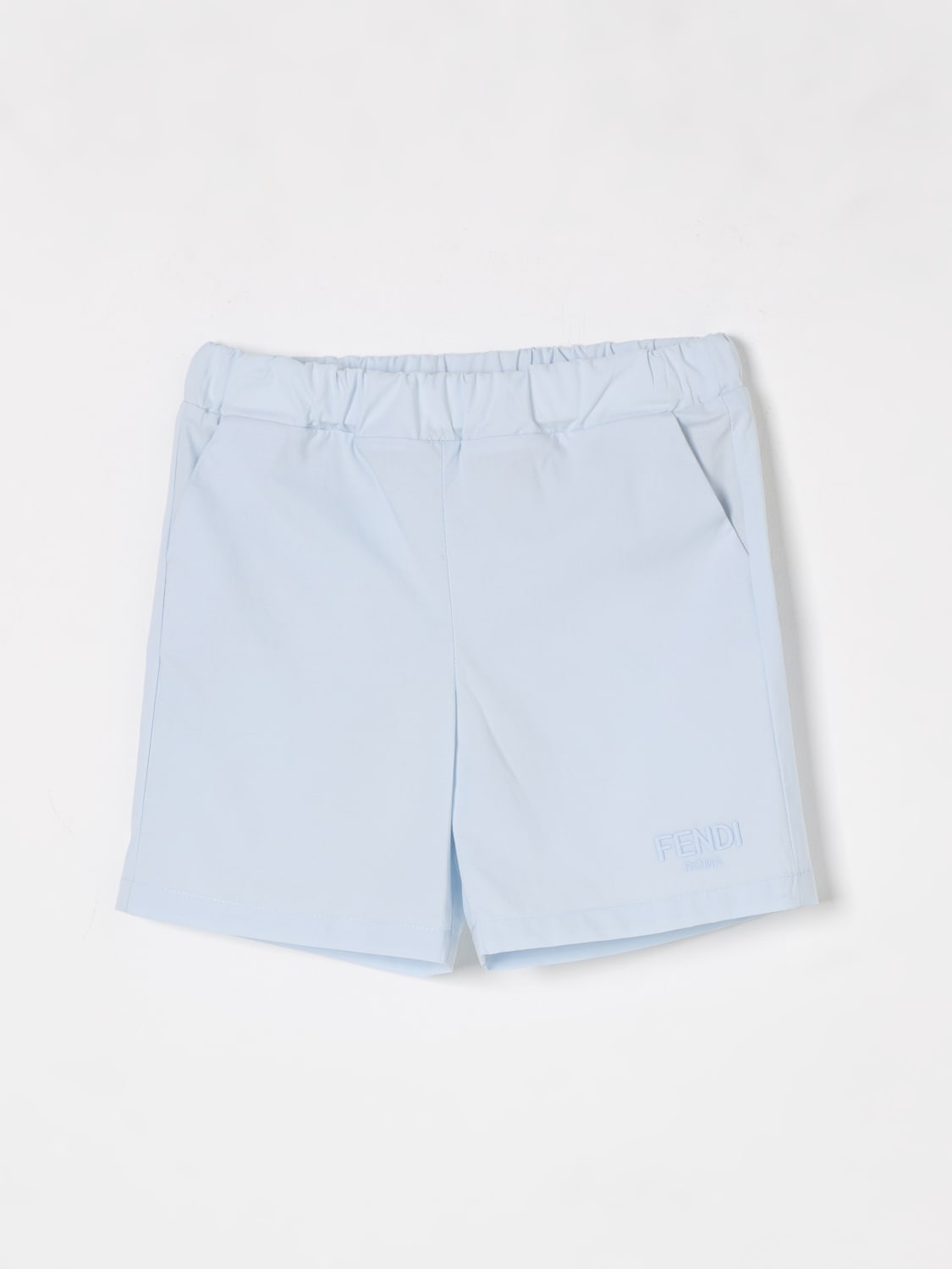 FENDI KURZE HOSE: Hose kinder Fendi, Blau - Img 1